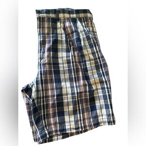 Polo Ralph Lauren Tyler Shorts Men's Size 42 Plaid Inseam 9" Madras